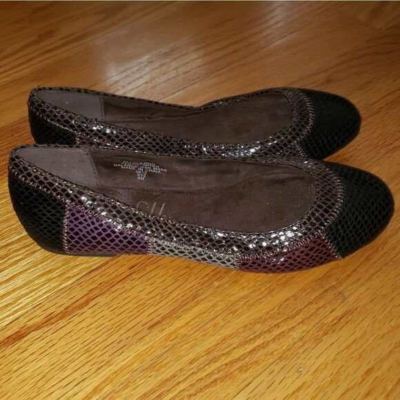 Sam & Libby brown freezing ballet flats - Picture 1 of 7